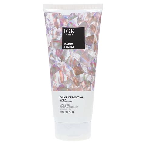 Get Glossy, Vibrant Hair with the Igk Color Revitalizing Mask Magic Storm